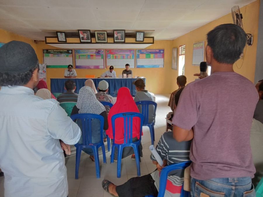 Kades Tamuku yakini dengan adanya KARTU TANI Bakal mempermudah dan merata dalam pembagian Pupuk kepa